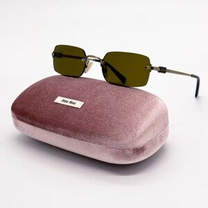 NEW MIU MIU SUNGLASSES MUB50S 26C09Z BROWN WOMEN MU B50S SMU B50